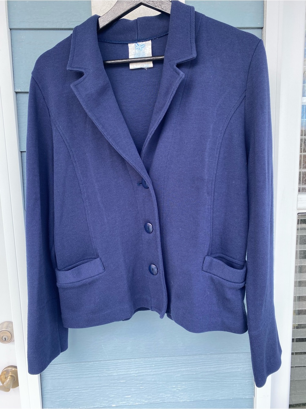 🇨🇦Weekenders Navy Knit Blazer Jacket
